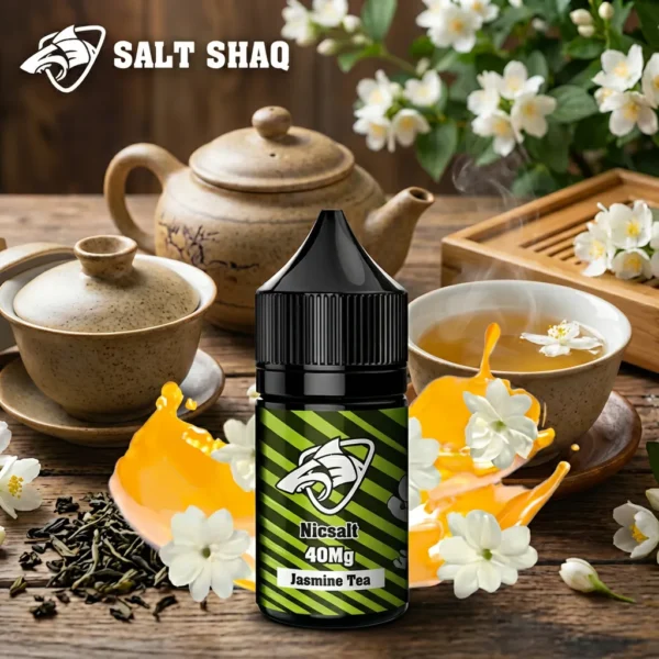 Salt Shaq 鯊克煙油 茉莉花茶 (Jasmine Tea) - 30ml 清香茶味 台灣現貨